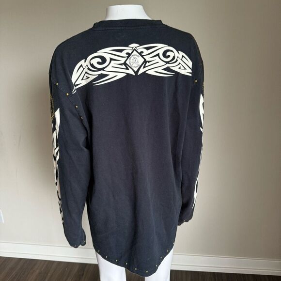 Vintage Y2K 90’s CEZER Embellished Embroidered Shirt - Picture 5 of 10